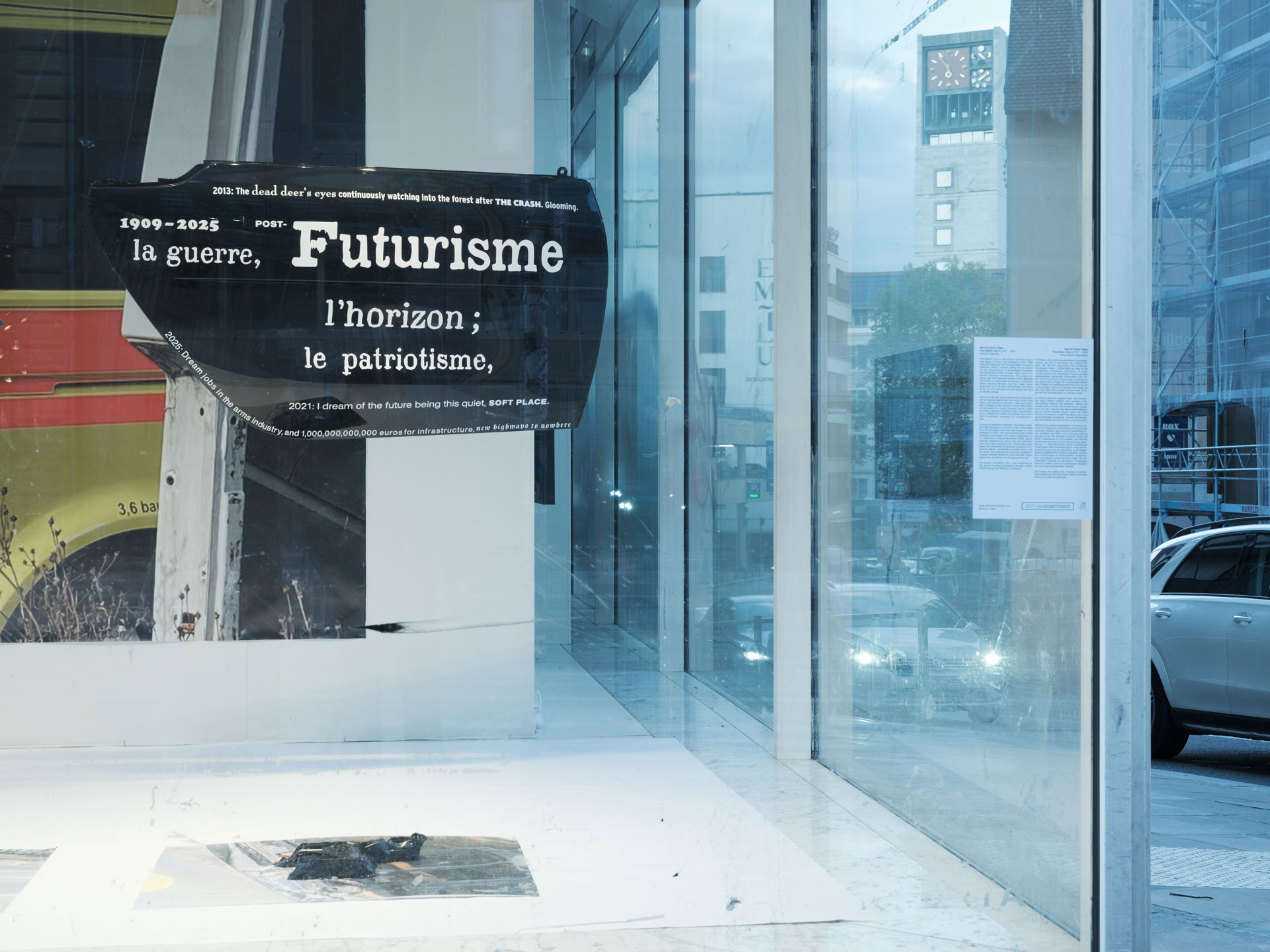 Installation view of Post Motor City S exhibition at Galeria, 2025