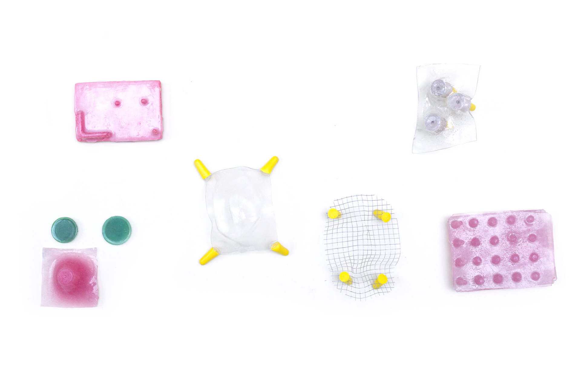 The Soft Machines – Material sample 1, autonomous car project by Marvin Flores Unger and Nora Dupont